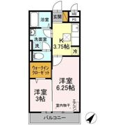 ブランシュール Bの間取り画像