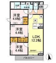 セレスティア岡本の間取り画像