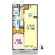 ロータス府中の間取り画像