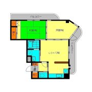 憂和ハイツ下大利の間取り画像