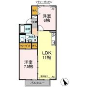 セジュール芝 D棟の間取り画像