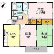 ハイカムールあすか Bの間取り画像