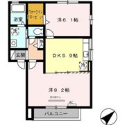 ウィング ヴュー B棟の間取り画像