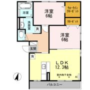 プランドール朝倉東町の間取り画像