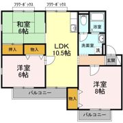 ファミール・ド・鹿児 A棟の間取り画像