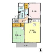 サンライフ市の玉 A棟の間取り画像