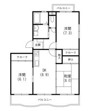 エクレールBの間取り画像