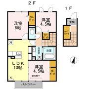 Salut 巨勢の間取り画像