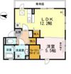 セジュールひまわりの間取り画像