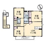 ブランドール金岡西町の間取り画像