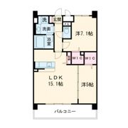 メゾンドボヌール弁天町の間取り画像