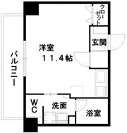 コネクト新水前寺の間取り画像