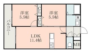 フォーエス神水の間取り画像