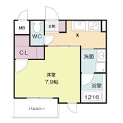 ヴィルヌーブ中之島の間取り画像