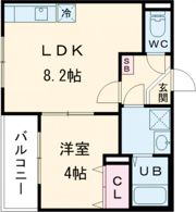 D porta irisの間取り画像