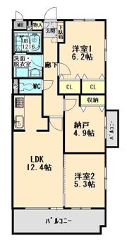 ラフィーネの間取り画像