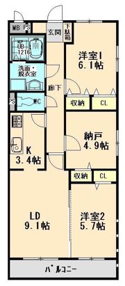 アネシスの間取り画像
