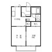 ひまわり A (ペット可)の間取り画像