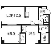 ウィスタリア西岡の間取り画像