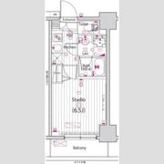 ガーラ・シティ横浜反町の間取り画像
