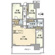 幕張ベイパーク ライズゲートタワーの間取り画像