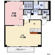 サープラス愛野の間取り画像