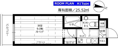 ステージグランデ西調布アジールコートの間取り画像