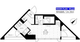 ステージファースト北千住の間取り画像