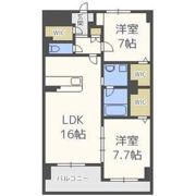 ラ・シルフィード博多駅南の間取り画像