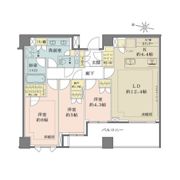 ザ・パークハウス千代田六番町の間取り画像