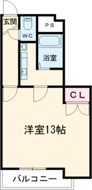 クリスタルハイツの間取り画像