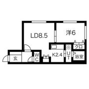モンレーヴ豊平公園の間取り画像