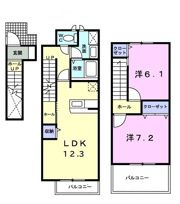 ロジュマン・ガゾンの間取り画像