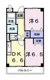 サザン上条の間取り画像