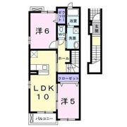 サンパティークBの間取り画像