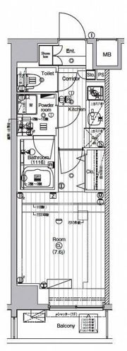 ザ・プレミアムキューブG潮見の間取り画像