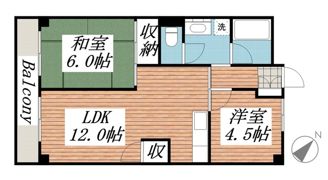 山口マンションの間取り画像