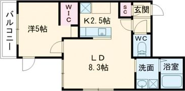 BELLEFINE Takadaiの間取り画像