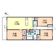 プレミア富山駅前の間取り画像