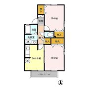 アメニティ名倉 Eの間取り画像