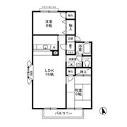 コーポリンクル Aの間取り画像