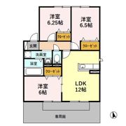 High AvenueⅡ Bの間取り画像