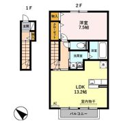 D-Room浅平の間取り画像