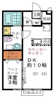 パール・メゾンⅠの間取り画像