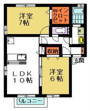 サニーフラットの間取り画像