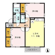 グリーンパーク北側の間取り画像