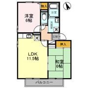 エクレール遠野の間取り画像