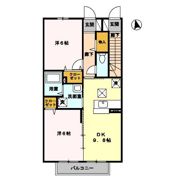 クレール吉野の間取り画像