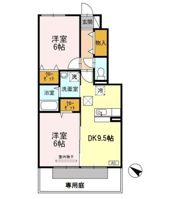 ディアコートの間取り画像