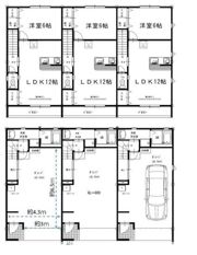 SKメゾン（ガレージハウス） A棟の間取り画像